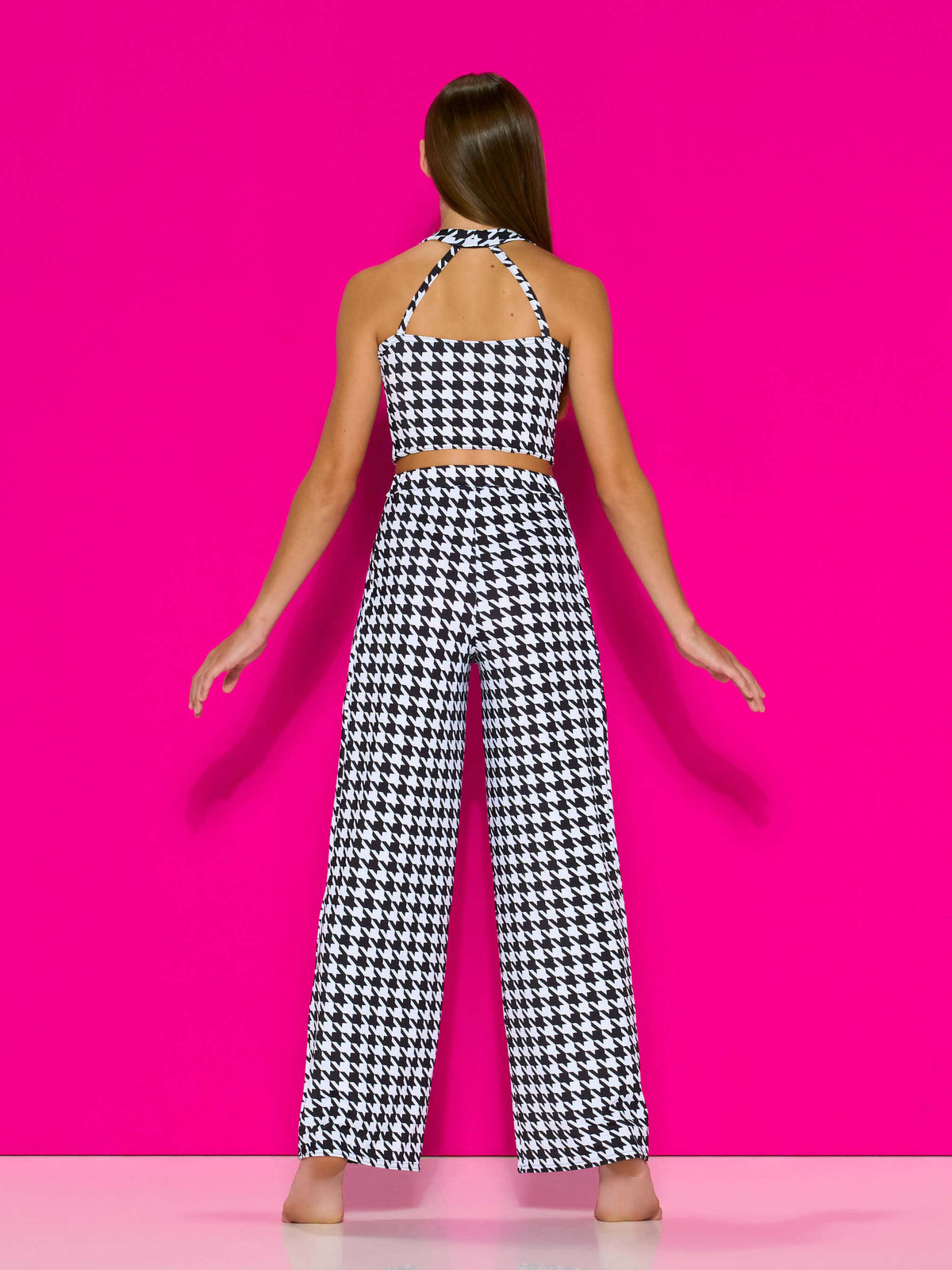 Chic Check - Houndstooth Pleated Pant