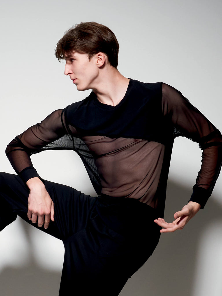 contemporary t shirt dress dance costume Mock Neck Tee Dress - Balera Performance
