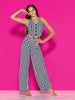 Chic Check - Houndstooth Print Pleated Pant