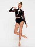 Avant Dance - Mesh Top With Tie