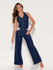 Little Sparrow - Denim Fringe Pant