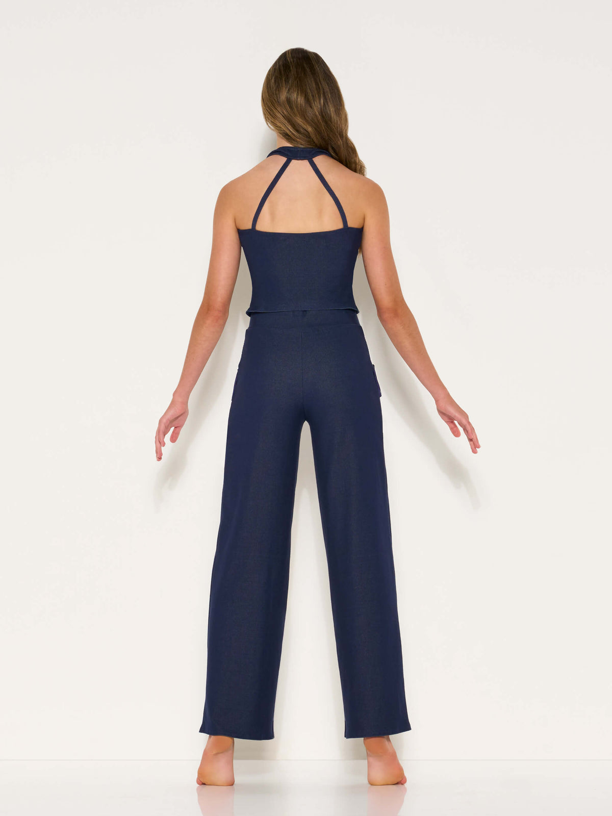 Little Sparrow - Denim Fringe Pant