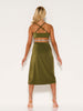 Fire Burns Bright - Asymmetrical Skirt