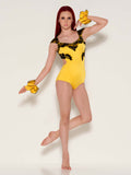 In Full Bloom - Cut-out Leotard