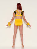 In Full Bloom - Lycra Ruffle Gloves