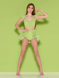 Diamond Heart - Peplum Skirt