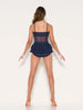 Little Sparrow - Denim Ruffle Trunk