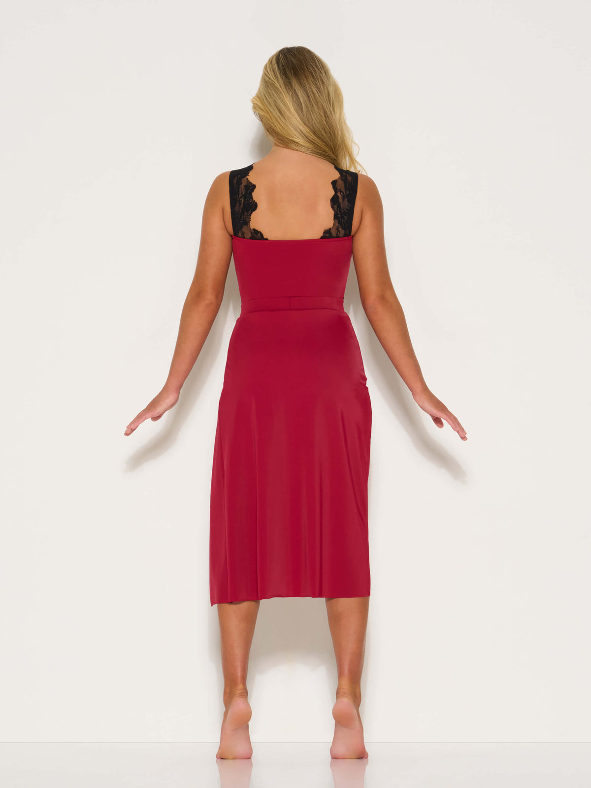 Lace Embrace - Asymmetrical Skirt