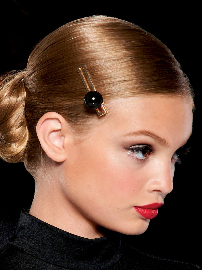 Acrylic Ball Hair Clip