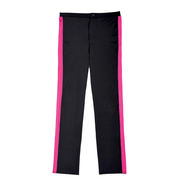 (Size 16-26) Pink and Green Striped Dance Pants