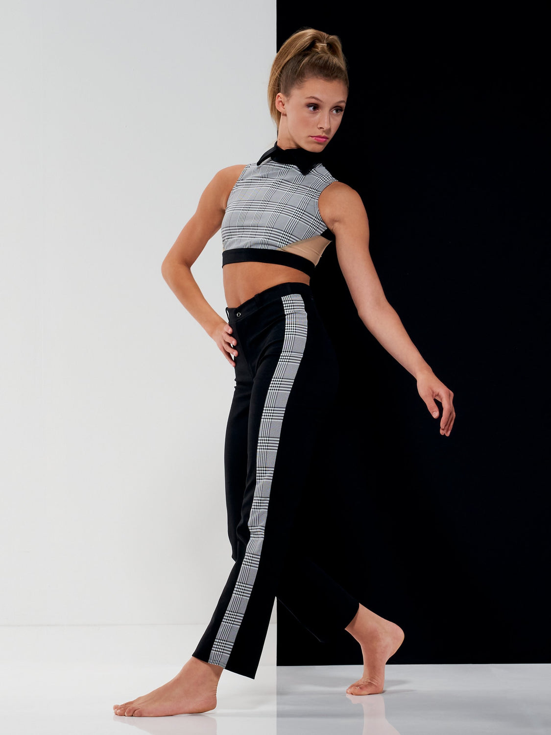 Going Out Trousers, Inc Outfits, Black & Crop Top